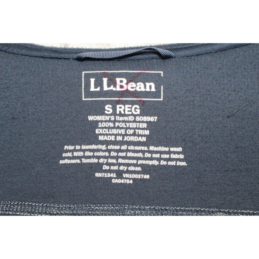 LL Bean Mountain Pile Fleece Coat Full Zip Natural Size S - Picture 8 of 9